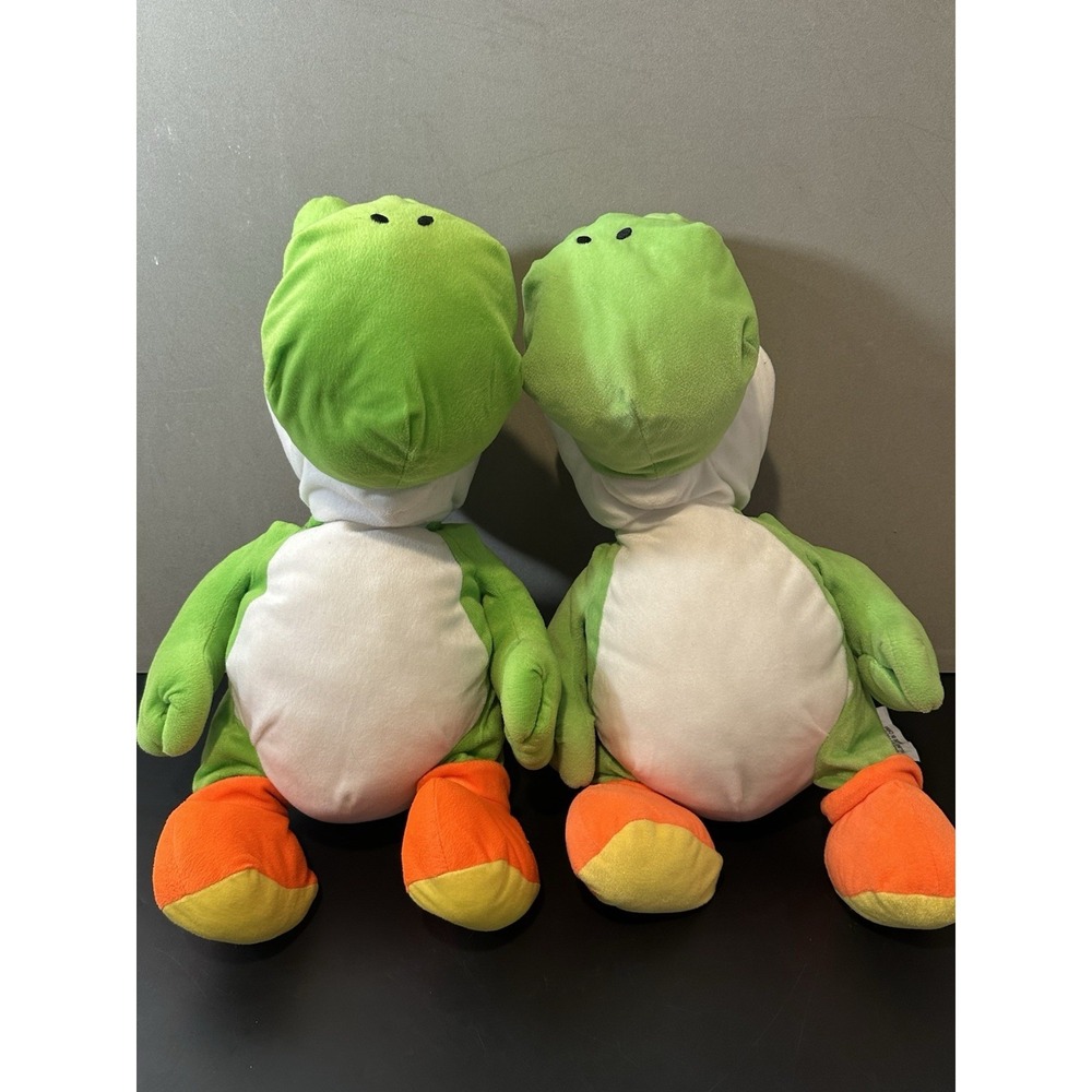 Nintendo Yoshi Plush 20" Lot Of 2
